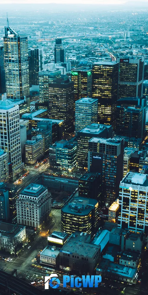 Cityscape Birds eye view 3K Mobile Wallpaper