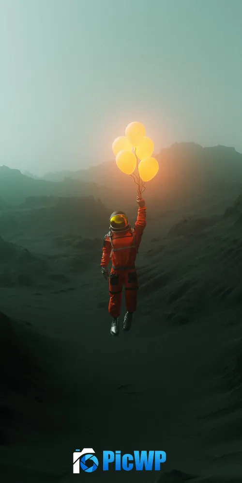 Space suit Dream 3K Mobile Wallpaper