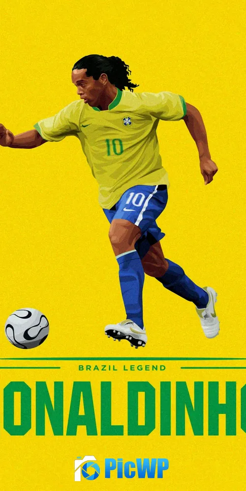 Ronaldinho Brazilian Football Player 3K Mobile Wallpaper