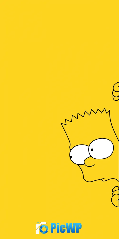 Bart Simpson The Simpsons 3K Mobile Wallpaper