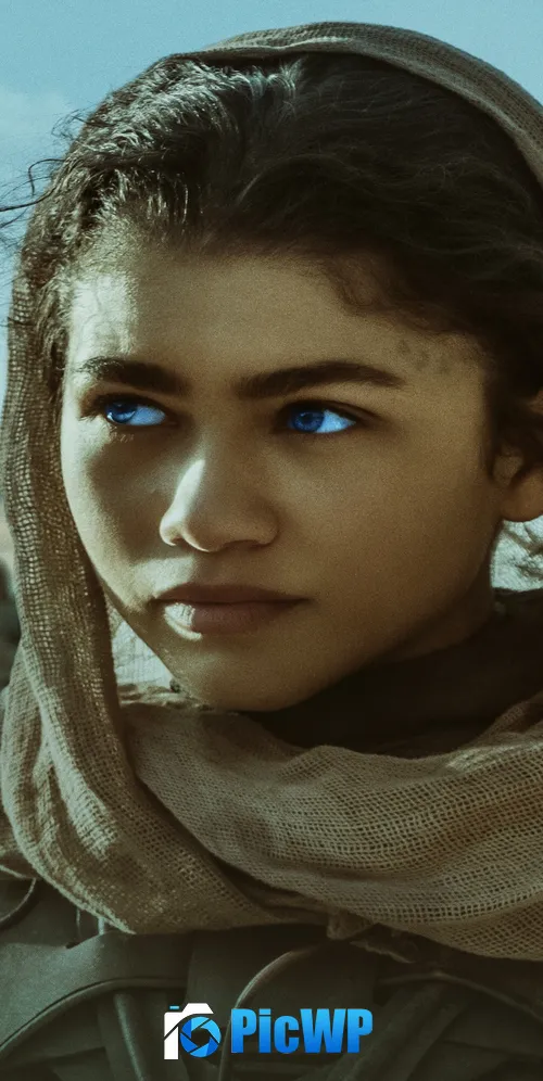Zendaya as Chani Dune 3K Mobile Wallpaper