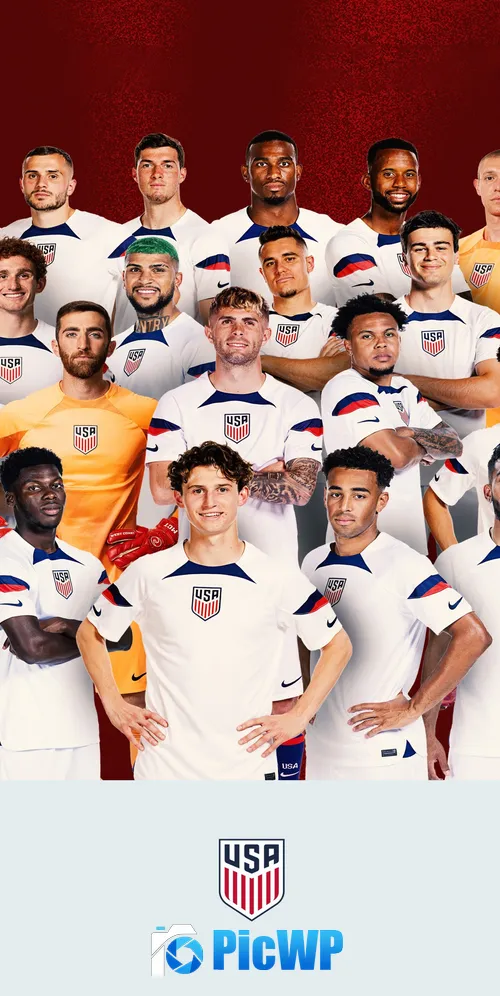USMNT World Cup 2022 roster 2022 USMNT World Cup squad 3K Mobile Wallpaper