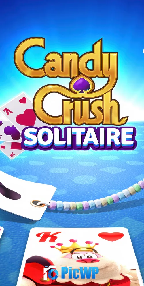 Candy Crush Solitaire Video Game 3K Mobile Wallpaper