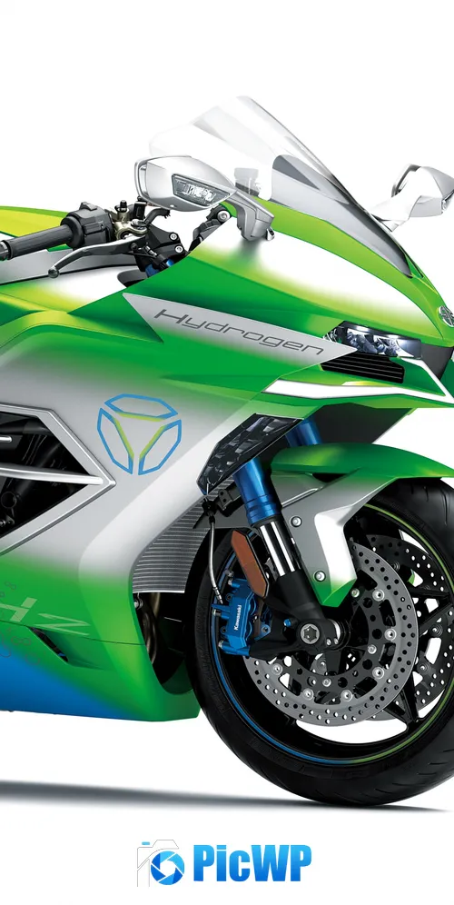 Kawasaki Hydrogen Motorcycle Concept bikes 3K Mobile Wallpaper