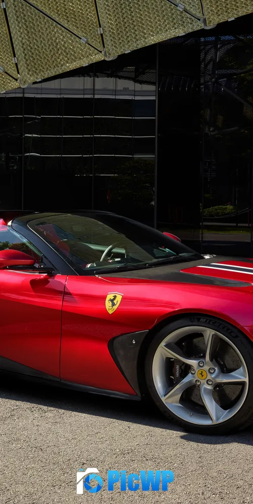 Ferrari SP51 Supercars 3K Mobile Wallpaper