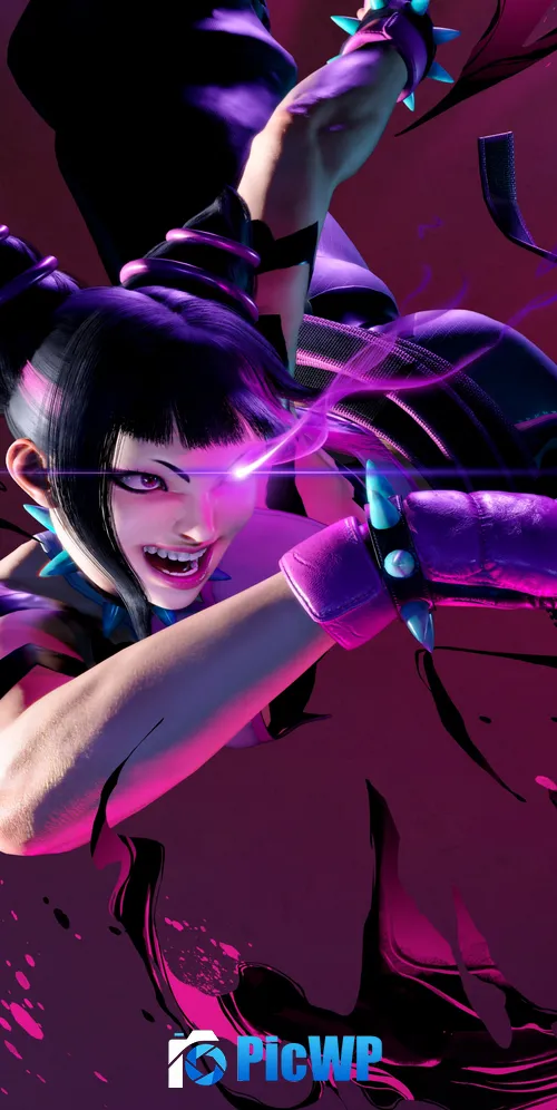 Juri Street Fighter 6 3K Mobile Wallpaper