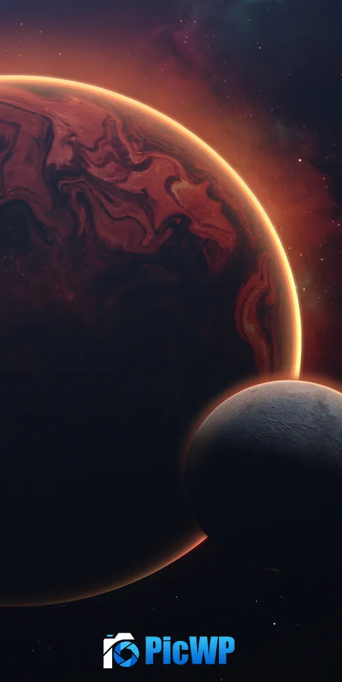 Planet Sun 3K Mobile Wallpaper