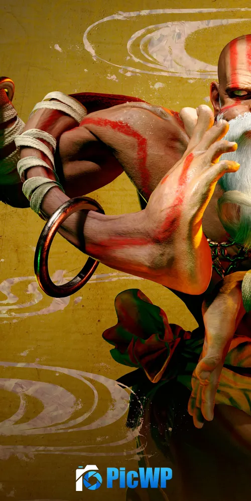Dhalsim Street Fighter 6 3K Mobile Wallpaper