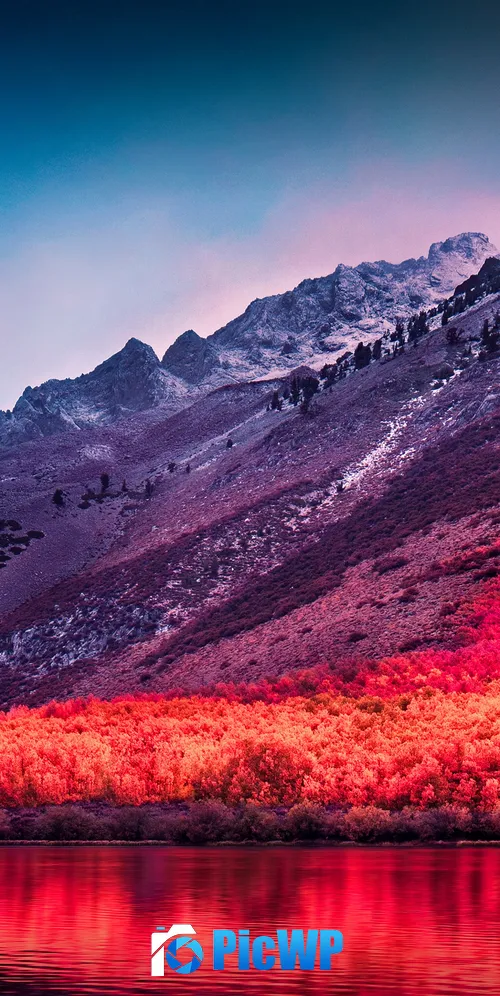 Sierra Nevada mountains macOS High Sierra 3K Mobile Wallpaper