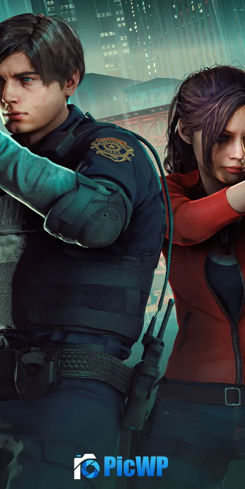 Resident Evil 2 Leon S. Kennedy 3K Mobile Wallpaper