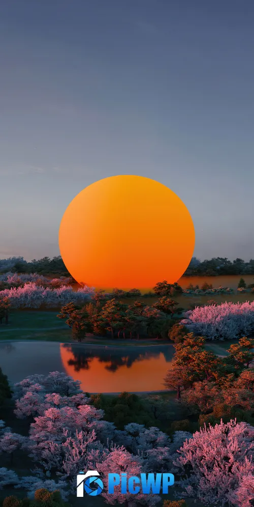 Windows 365 Surreal Landscape 3K Mobile Wallpaper