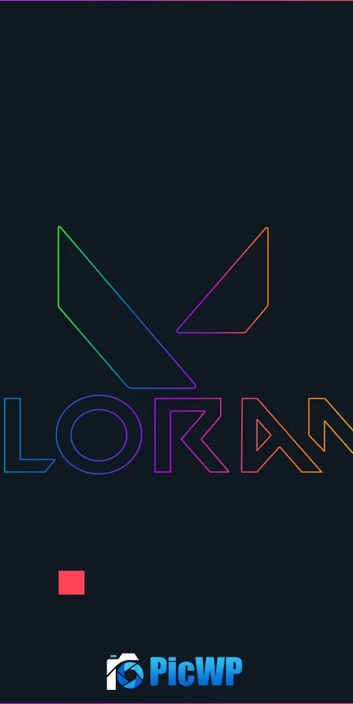 Valorant Neon text 3K Mobile Wallpaper
