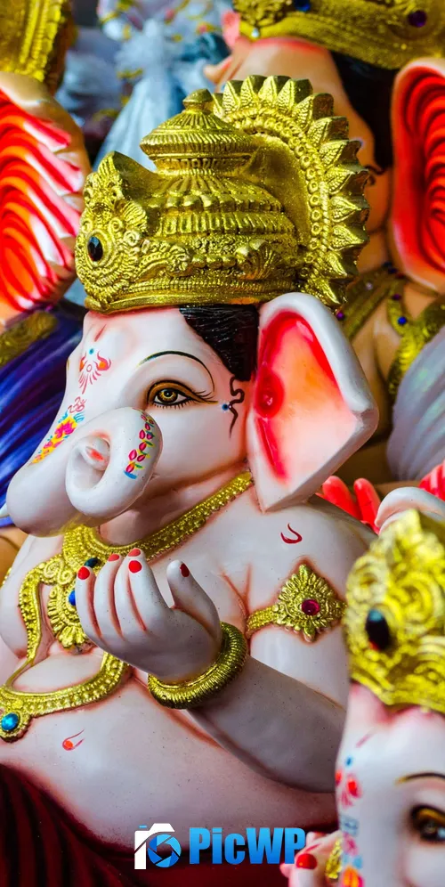 Lord Ganesha Ganapati Bappa 3K Mobile Wallpaper