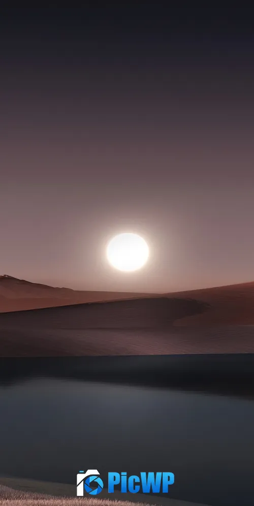 Moon Dusk 3K Mobile Wallpaper