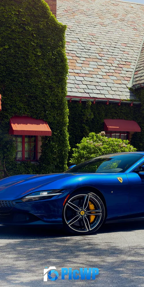 Ferrari Roma Luxury sports car 3K Mobile Wallpaper