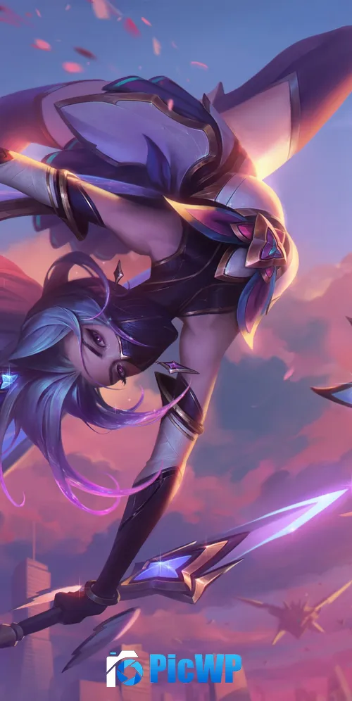Akali League of Legends 3K Mobile Wallpaper