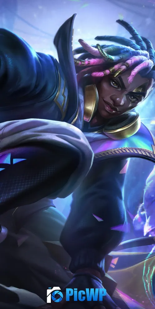 Breakout True Damage Ekko League of Legends 3K Mobile Wallpaper