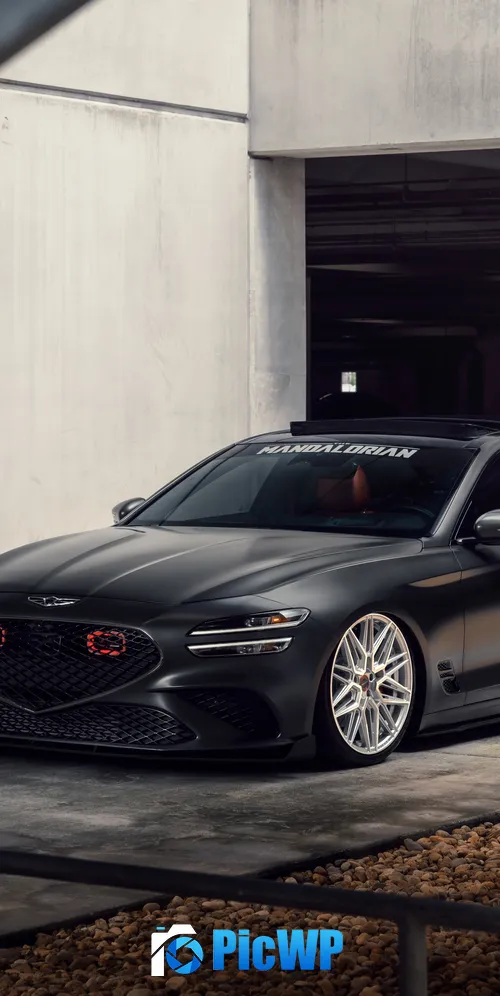 Genesis G70 Luxury Sedan 3K Mobile Wallpaper