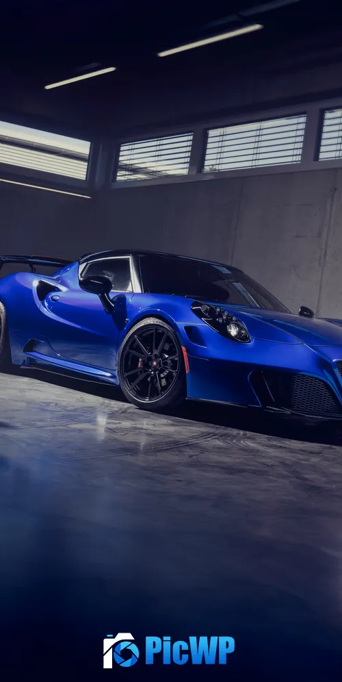 Alfa Romeo 4C by Pogea Racing Pogea Racing 4C Racecar 3K Mobile Wallpaper