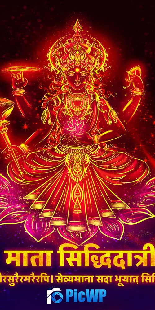 Durga Maa Hindu goddess 3K Mobile Wallpaper