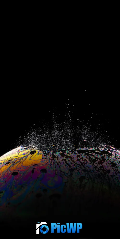 Soap Bubble Burst 3K Mobile Wallpaper