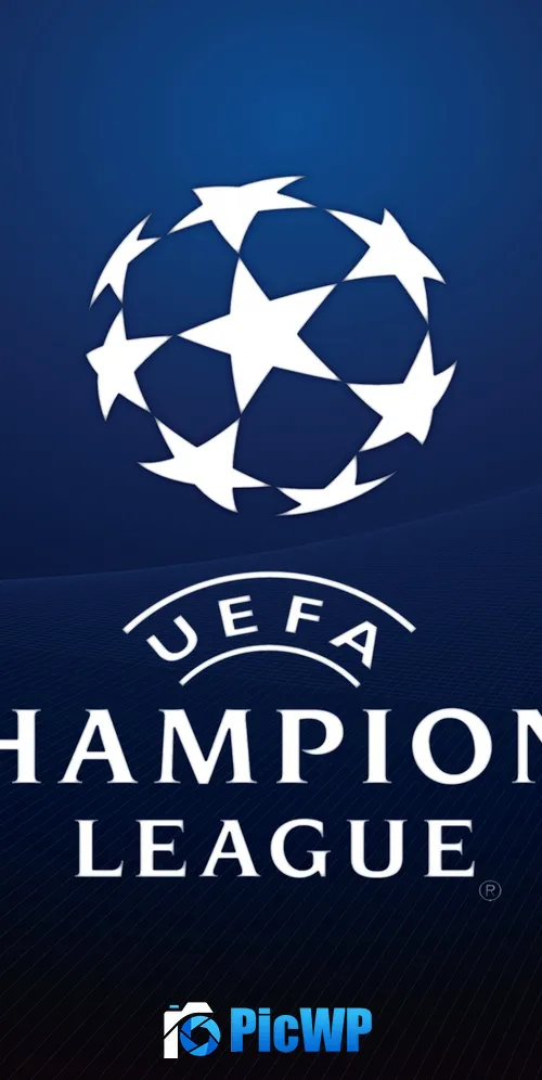 UEFA Champions League Blue background 3K Mobile Wallpaper
