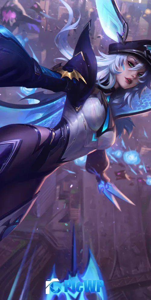 Battle Bat Xayah League of Legends 3K Mobile Wallpaper