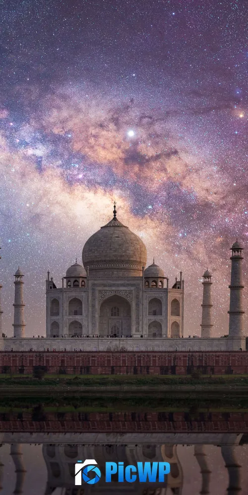 Taj Mahal UNESCO World Heritage Site 3K Mobile Wallpaper