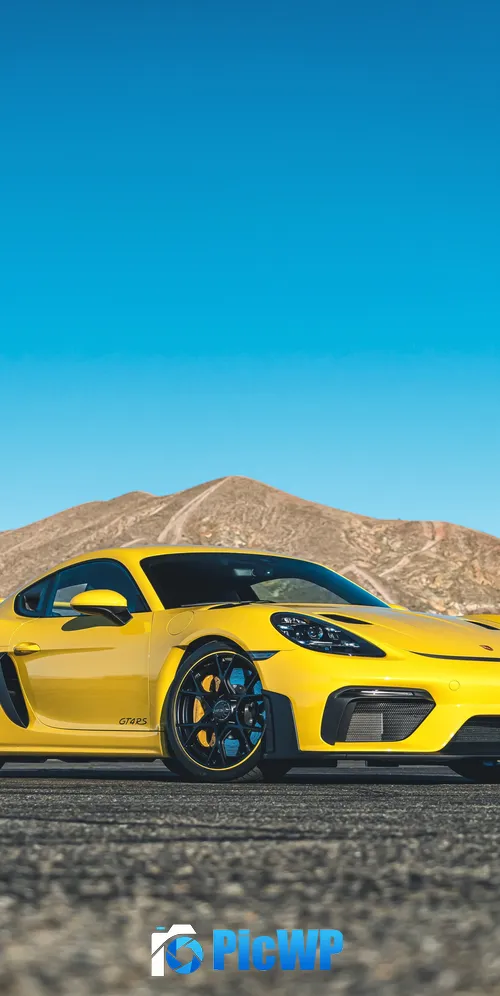 Porsche 718 Cayman GT4 RS 2022 3K Mobile Wallpaper
