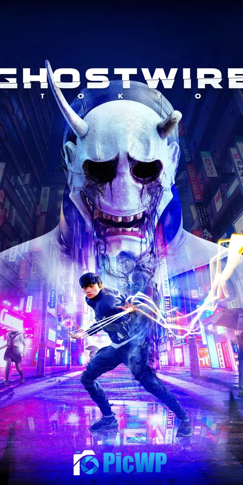 GhostWire: Tokyo PC Games 3K Mobile Wallpaper