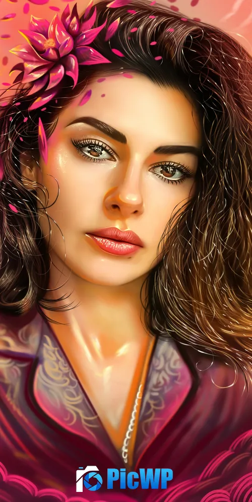 Beautiful girl Girly backgrounds 3K Mobile Wallpaper