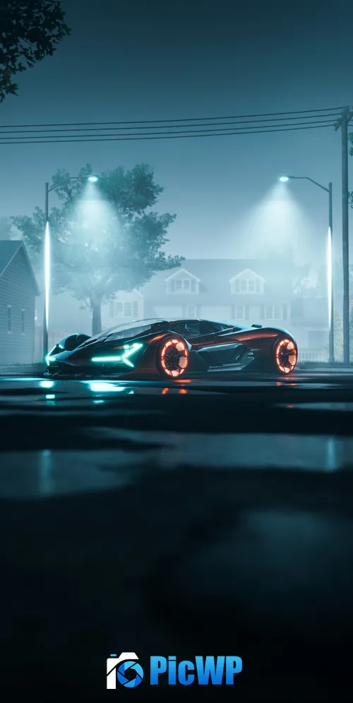 Lamborghini Terzo Millennio Supercars 3K Mobile Wallpaper