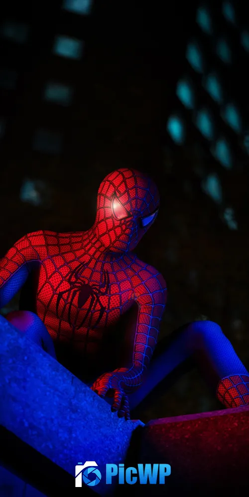 Spider-Man Vertical 3K Mobile Wallpaper