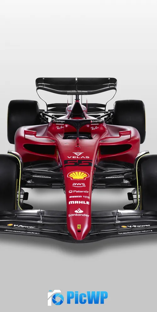 Ferrari F1-75 Formula One cars 3K Mobile Wallpaper