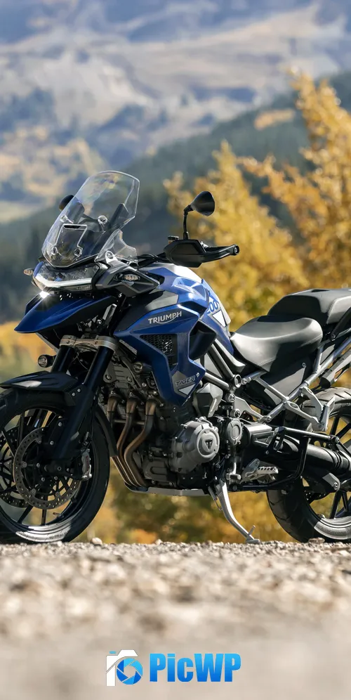 Triumph Tiger 1200 Adventure motorcycles 3K Mobile Wallpaper