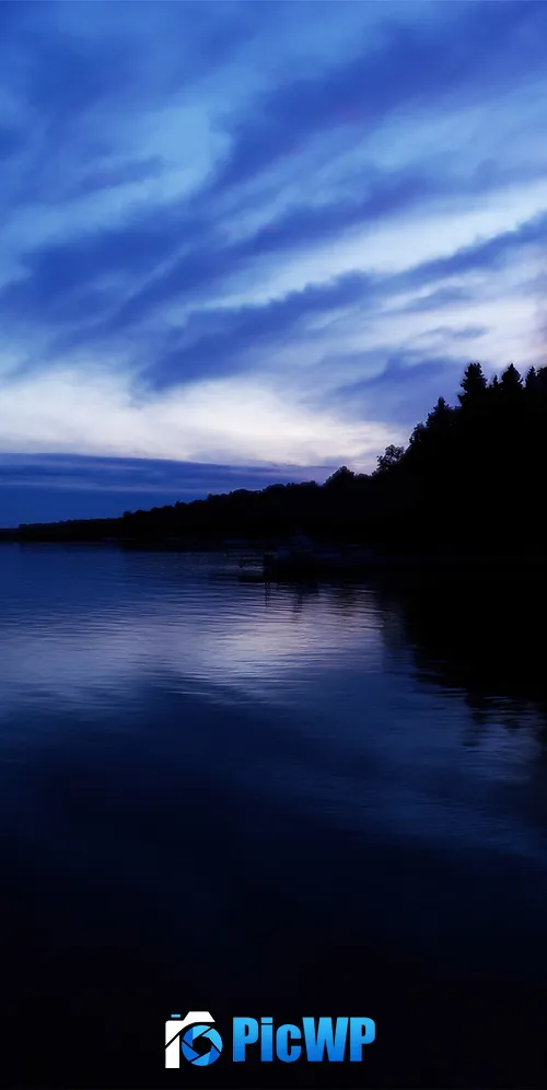 Sugar Lake Evening sky 3K Mobile Wallpaper