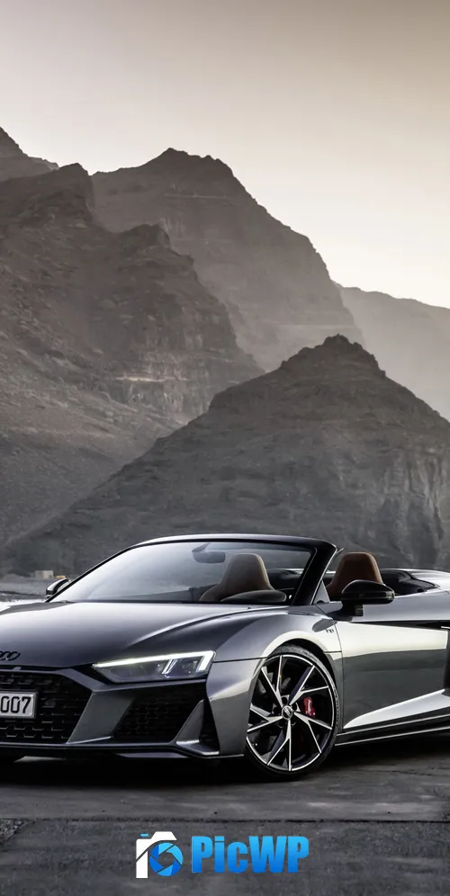 Audi R8 Spyder V10 performance RWD 3K Mobile Wallpaper