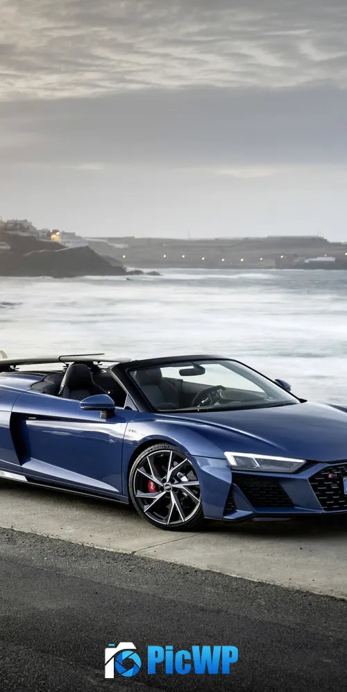 Audi R8 Spyder V10 performance RWD 3K Mobile Wallpaper