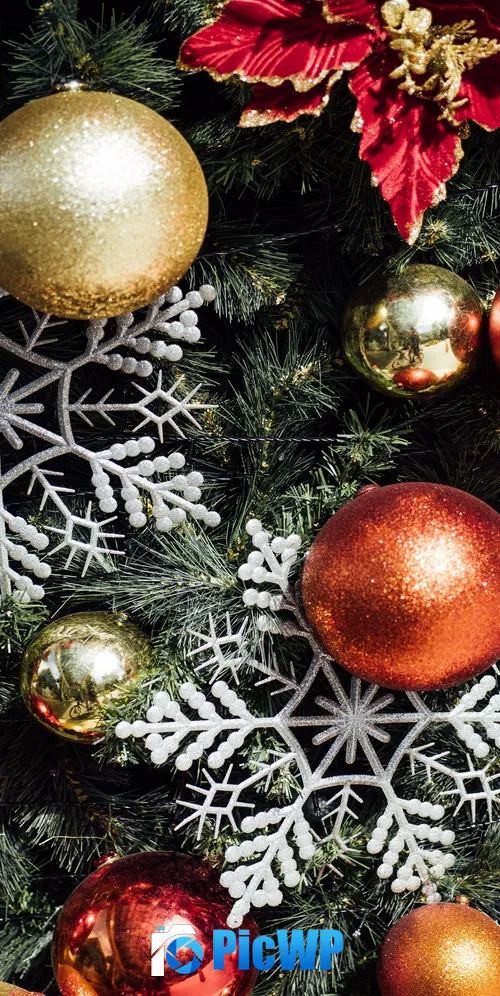 Christmas decoration Christmas ornaments 3K Mobile Wallpaper