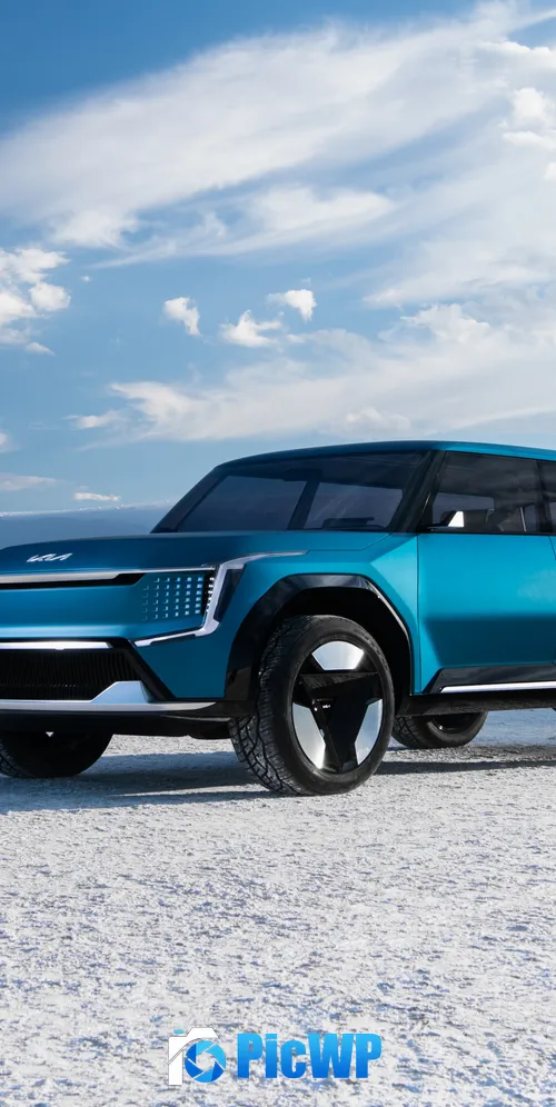 Kia EV9 Concept Electric SUV 3K Mobile Wallpaper
