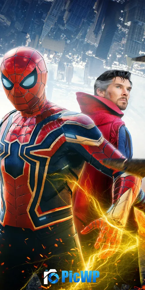 Spider-Man: No Way Home Doctor Strange 3K Mobile Wallpaper