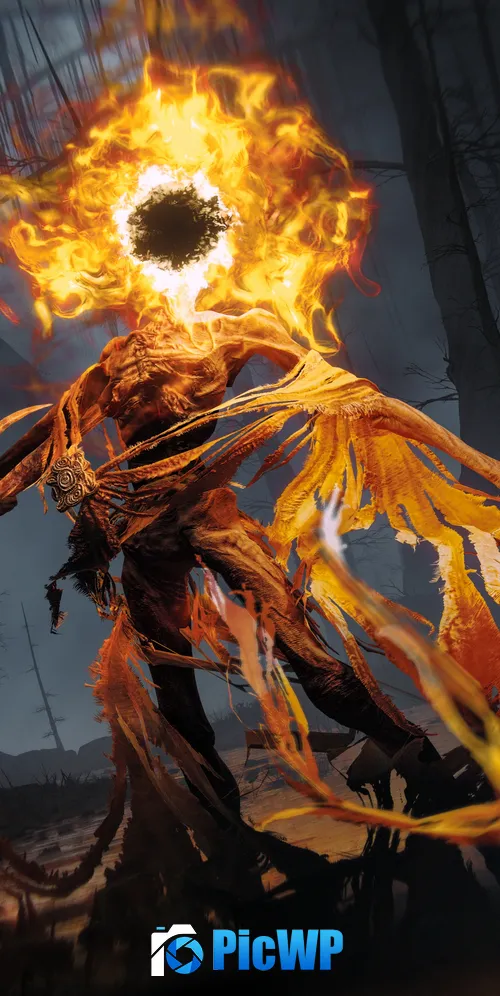 Midra Lord of Frenzied Flame Elden Ring 3K Mobile Wallpaper