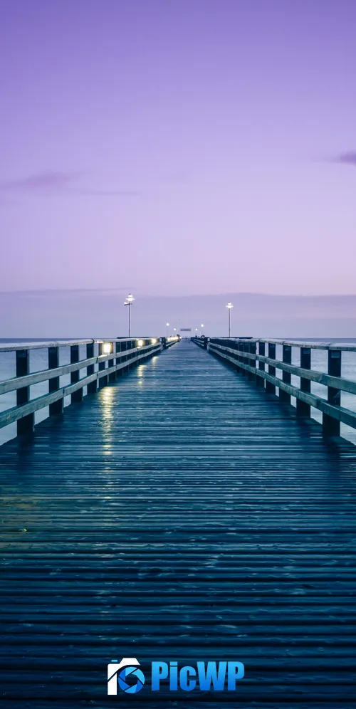 Prerow Pier Germany 3K Mobile Wallpaper