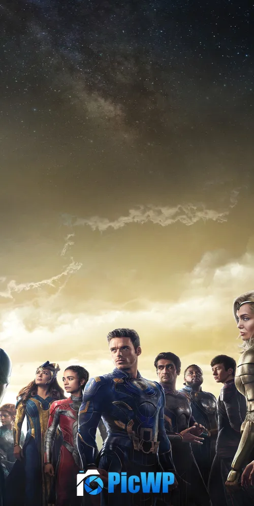 Eternals Marvel Comics 3K Mobile Wallpaper