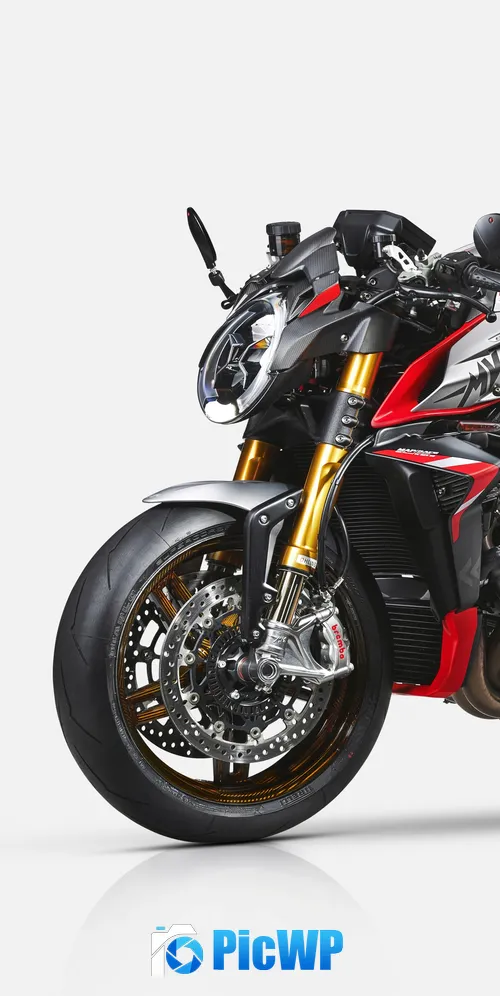MV Agusta Brutale 1000 Nurburgring 3K Mobile Wallpaper
