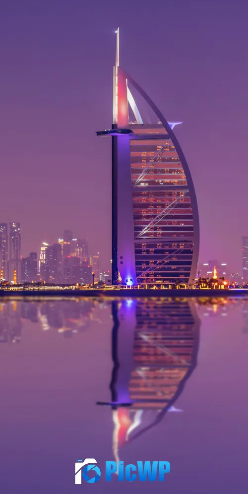 Burj Al Arab Luxury Hotel 3K Mobile Wallpaper