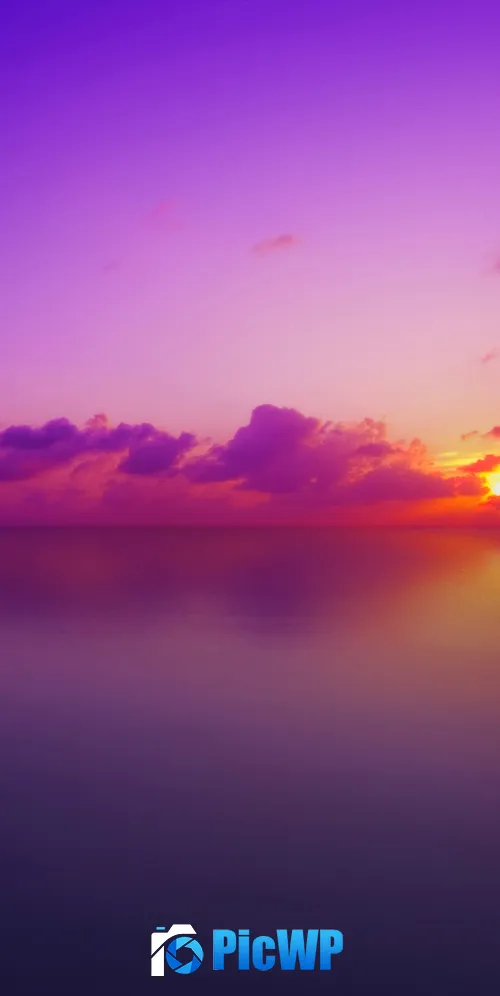 Maldives Sunset 3K Mobile Wallpaper