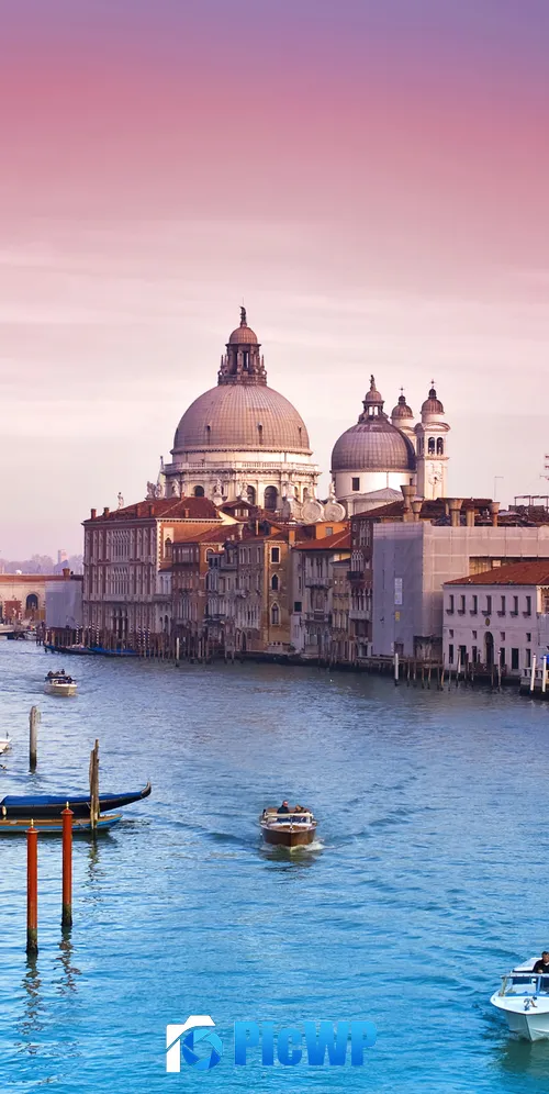 Venice city Santa Maria della Salute 3K Mobile Wallpaper