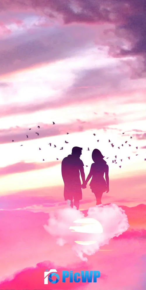 Couple Surreal 3K Mobile Wallpaper
