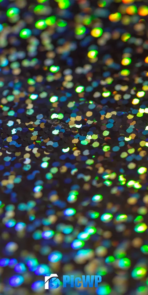 Rainbow Glitter Multicolor 3K Mobile Wallpaper